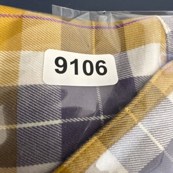 The North Face Men's L Arroyo LS Flannel Button Shirt Organic Gold Plaid NWT - Picture 14 of 15